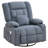 Kneading Massage Rocker Recliner Chair With 4-Point 3D Kneading Massage And Heat For Living Room With Rocking Function And 2 Cup Holders, USB Charge Port-1036851585