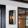 Polikron Classic Outdoor Wall Sconce 1 Light with Dusk to Dawn in Matte Black Rectangular