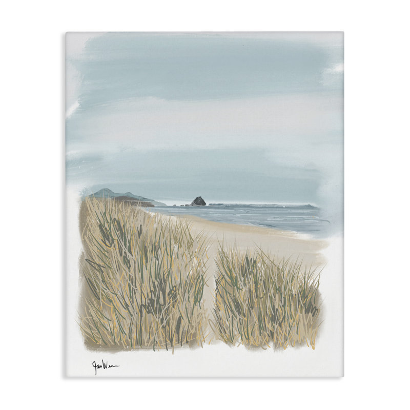 «Path To Calm Beach» par Jan Weiss, H 20 po x l 16 po