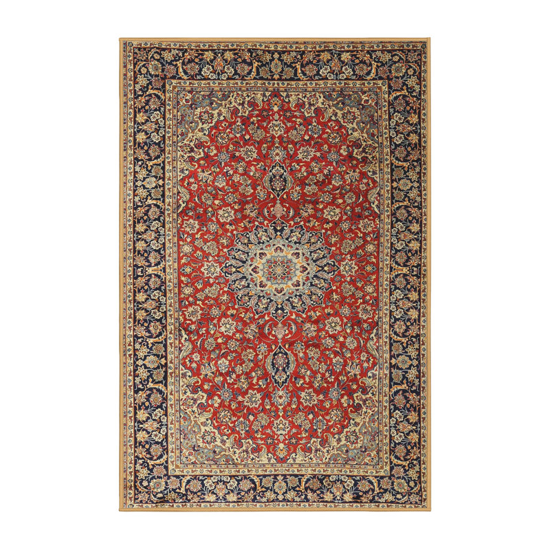 Rouge oriental Tapis décoratif Ioan, Rectangle 2 pi x 3 pi