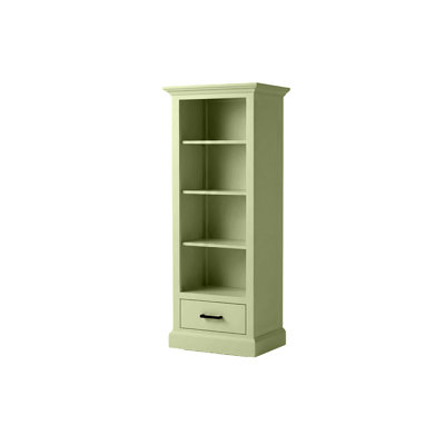 Modern Solid Wood Bookcase with lower drawer