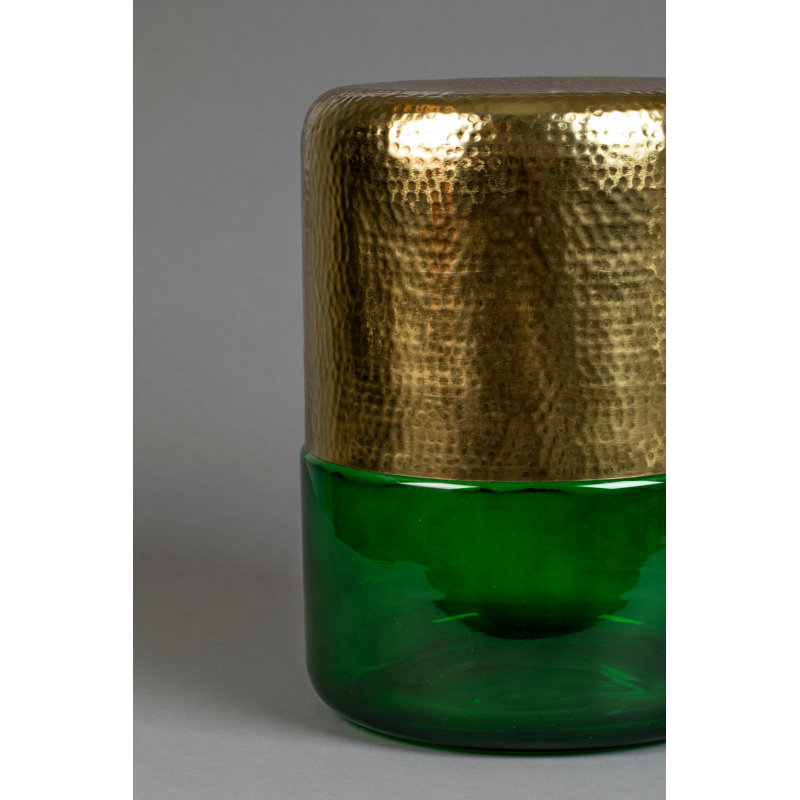 Cave End Table, Green