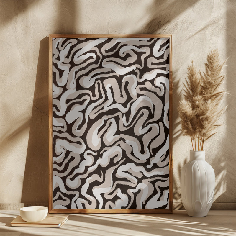 Beige Pattern, 50.8 cm H x 76.2 cm W