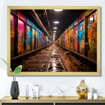 " Colorful Tunnel Graffiti Oasis Bold "