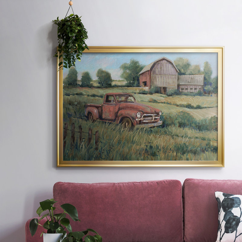 Rusting Away II, reproduction d'art sur toile, Toile encadrée dorée avec coins fermés, H 30 po x l 44 po x P 1,5 po