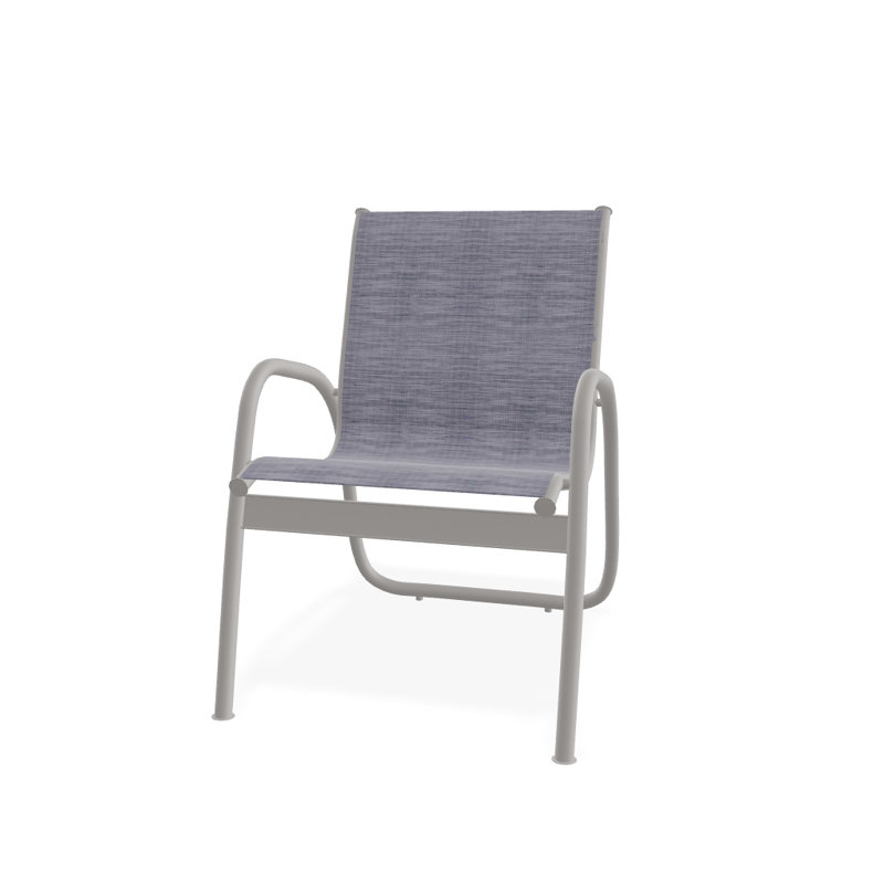 Fauteuil de patio Gardenella, Gris chaleureux texturé, Brooks