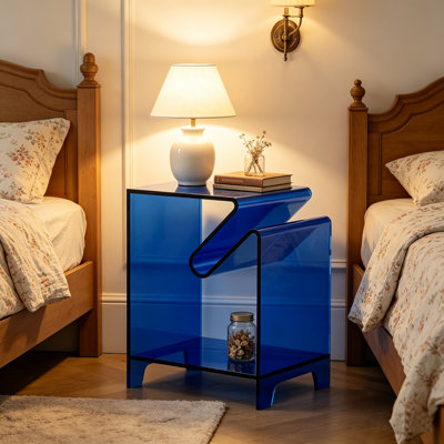 No-assembly Clear Acrylic Open Shelf Cabinet - Shatter-resistant Storage For Living Room & Bathroom