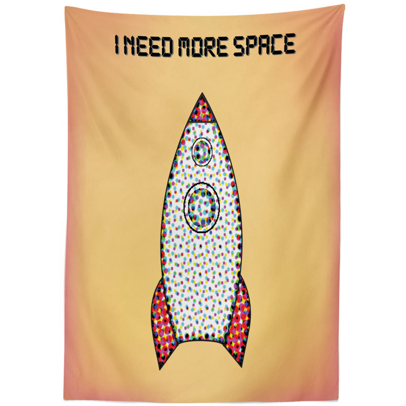 Rocket Moon Tablecloth, 70" L x 52" W