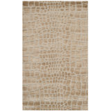 Martha Stewart Classics Hand-Knotted Wool/Silk/Linen Raft/Beige Area Rug