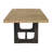 Caramel And Cocoa Trestle Dining Table
