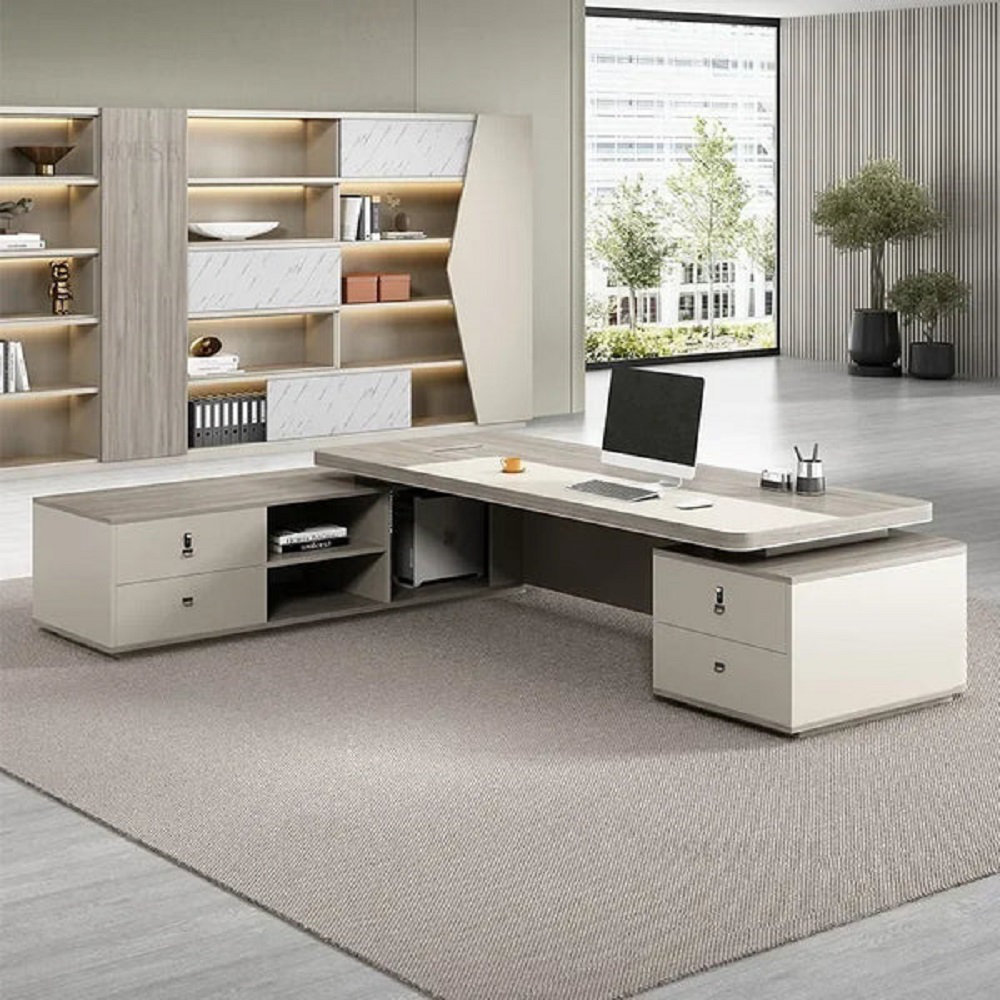 Hokku Designs Fashion Light Luxury Boss Desks Simple Office Furniture ...