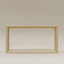 Console rectangulaire en placage de bois massif de 60 pouces avec beaucoup de rangement, idéale pour l'entrée et le salon, finition chêne délavé-1273006593