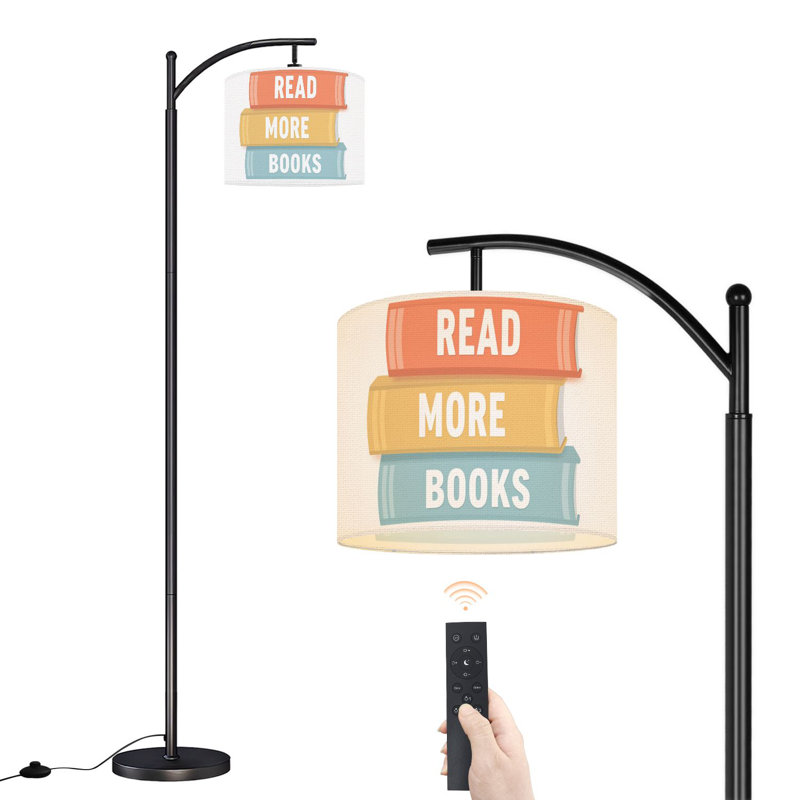 Lampe sur pied en arc avec abat-jour réglable Cool Kids Read Book