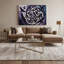 «Birds Pied Crow», art mural sur toile mauve-1813910068