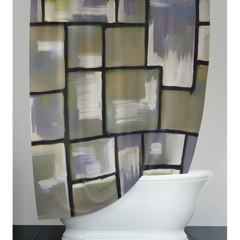 Rideau de douche Currelly, H 72 po x l 70 po
