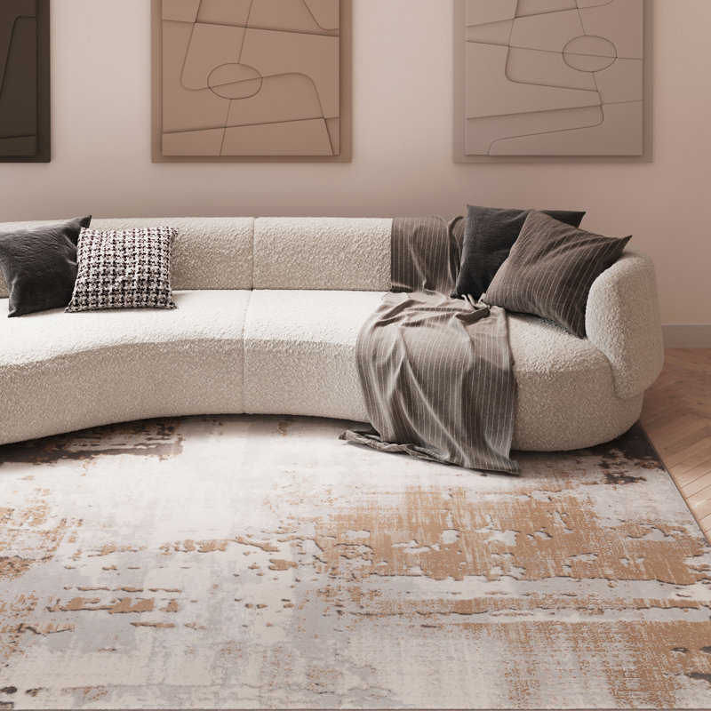 Hatton Abstract Area Rug, Rectangle 120 x 170cm