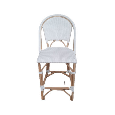 White Paris Bistro 26? High Counter Height Stools Commercial Grade - 4 Chairs