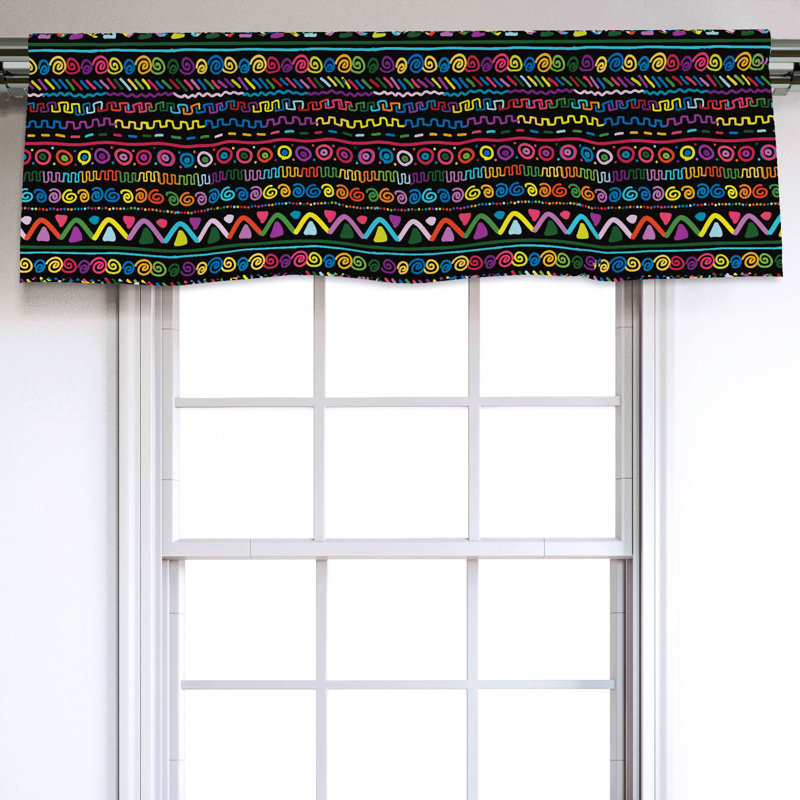 Sateen Ruffled Window Valance