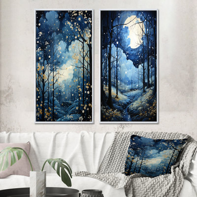 " Sky Celestial Canopy Pastoral " 2 - Pieces