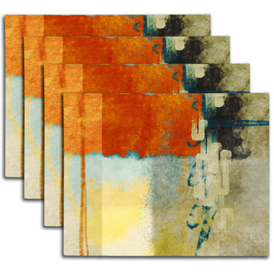Napperon abstrait en polyester