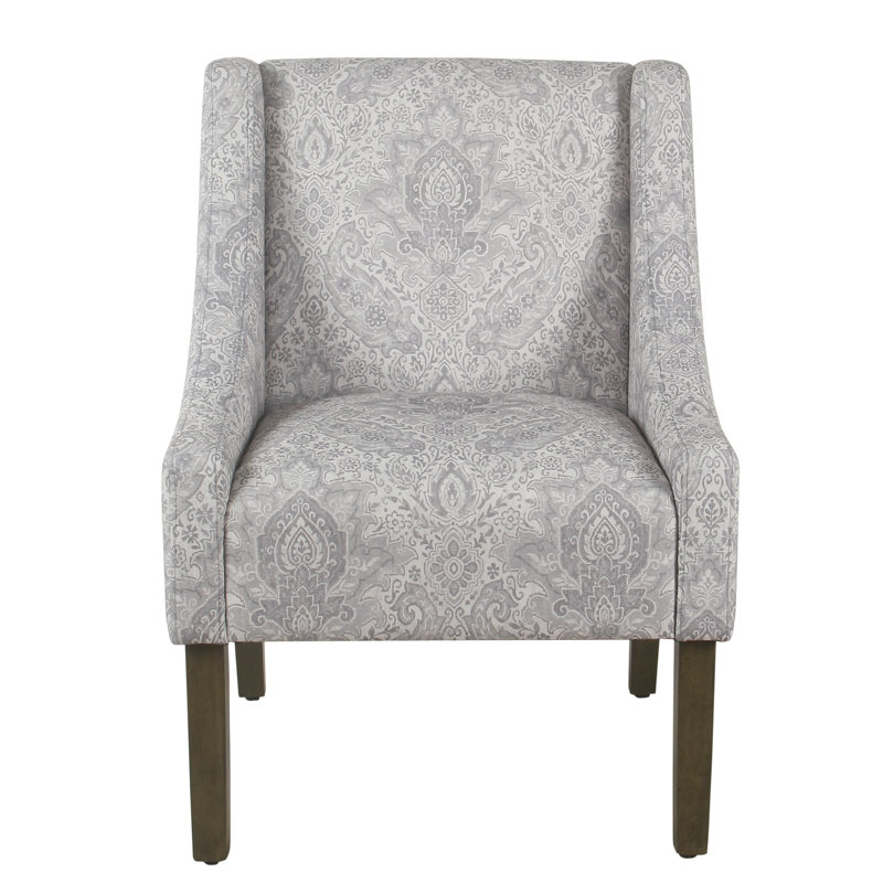 Fauteuil en polyester 62,87 po Myia, Damas gris