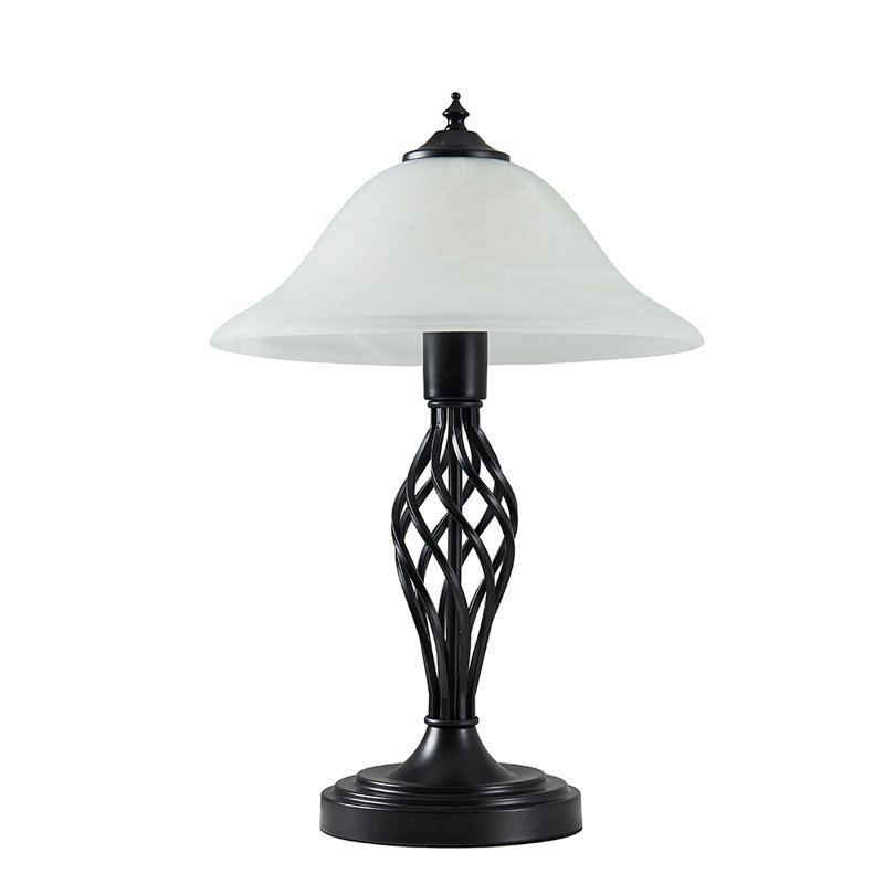 Mancini 49cm Table Lamp, Black