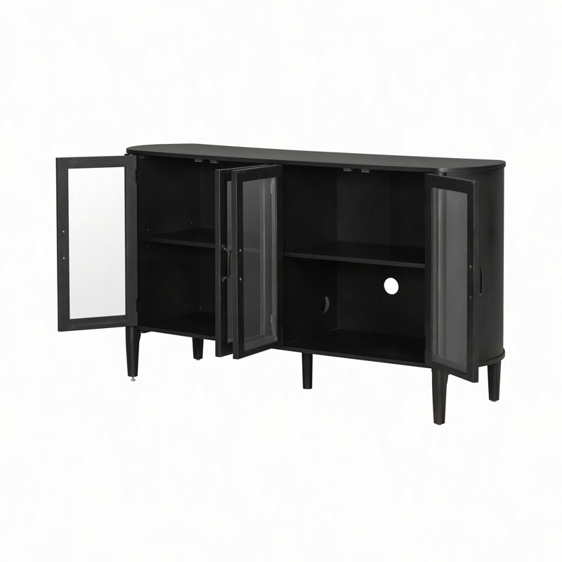 Storage Cabinet In The Entrance To The Living And Dining Room, Large Size, 34 Doors, Stylish Style