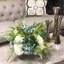 Betsy Miller Hydrangea Floral Arrangement in Glass Vase-1214343462