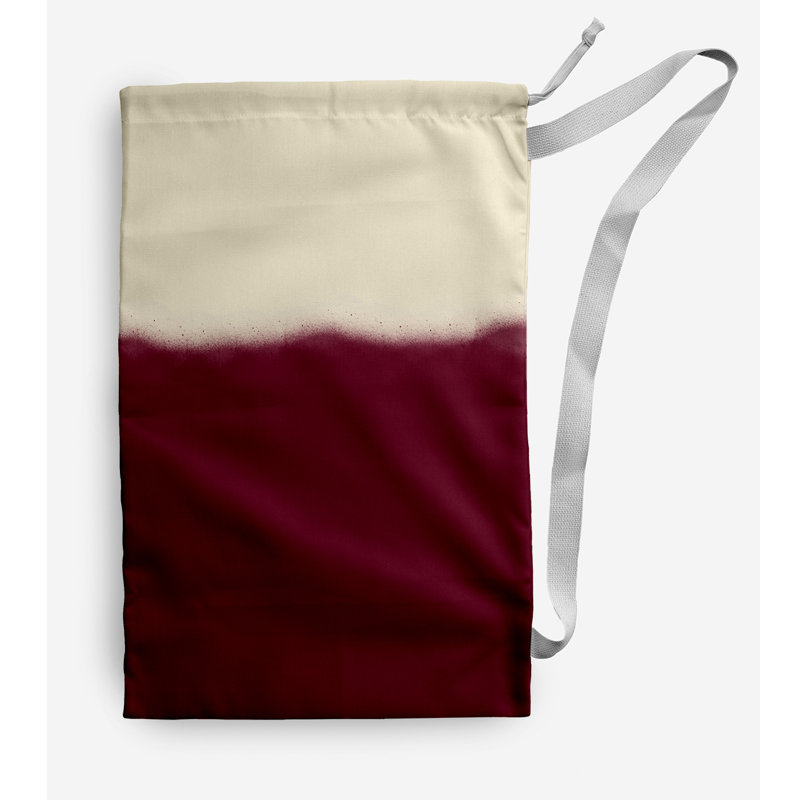 Sac à linge Dip -Dye, Petit (H 29 po x l 18 po), Rouge foncé