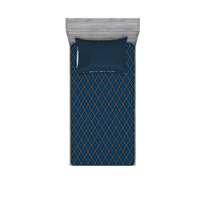 Ensemble de draps Victorian, Ensemble de draps pour lit simple avec drap-housse