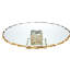 Harper Gold Raw Edge Cake Stand-799070664