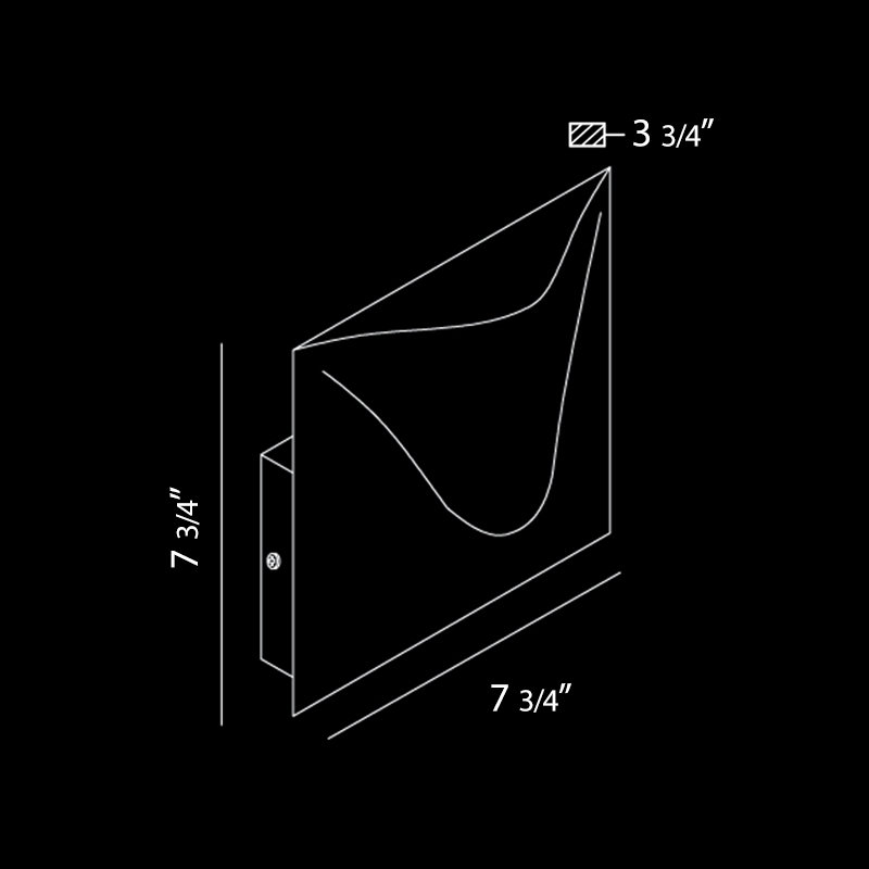 Haven LED Wall Light, Aluminum