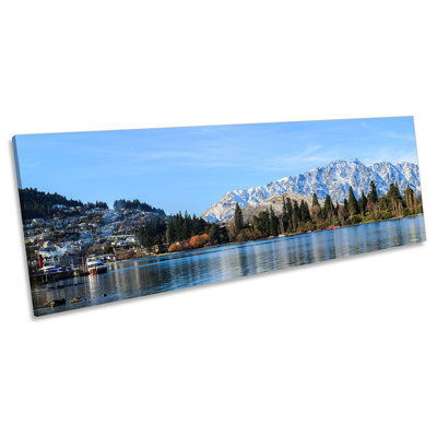 Queenstown New Zealand - Wrapped Canvas Panoramic Art Prints