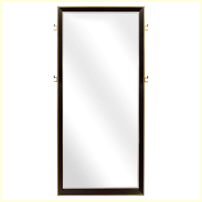 Très grand miroir de plancher pleine longueur 80 po | Miroir rectangulaire autoportant moderne pour le salon, la chambre à coucher, le vestibule