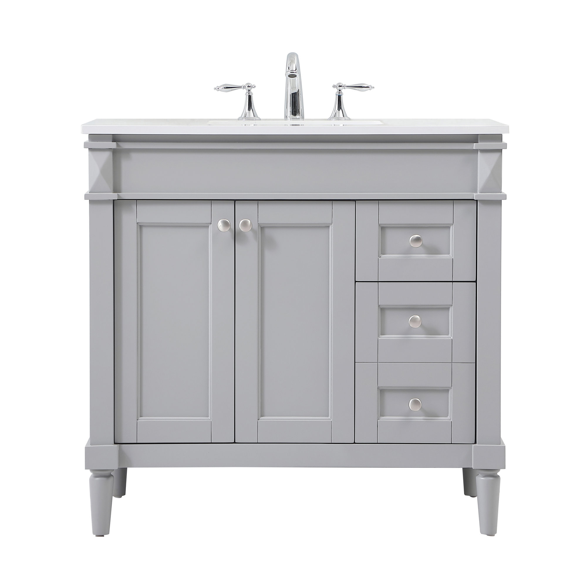 Readington 36'' Single Bathroom Vanity, Gray