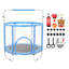 Mini trampoline 55 po pour tout-petits avec filet intérieur et extérieur-106693742