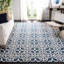 Tapis géométrique en laine touffeté à la main Cambridge-21668387
