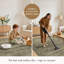 Tapis lavable en machine Vintage Medallion - vert sauge / céladon-1304161196-1304161197