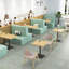 Banc rembourré en similicuir Modern Modern