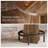 Round Pub Table With Footrest, Counter Height Bar Table