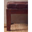Adamson Genuine Leather Upholstered Bench