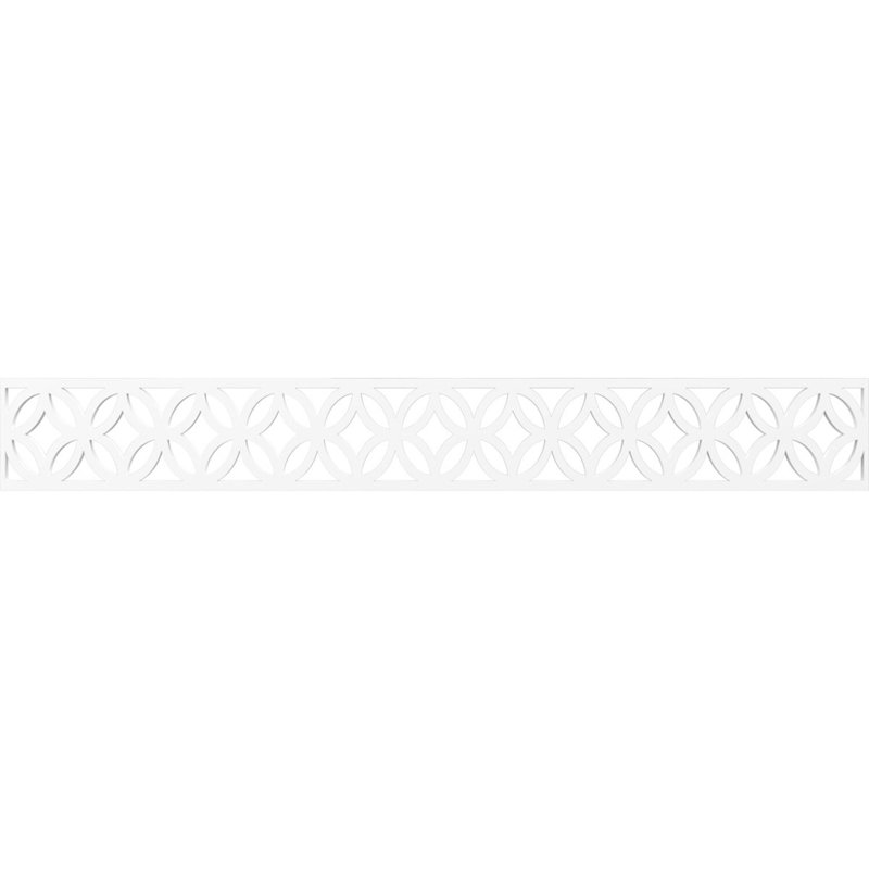 Moulure Crosby, H 6 po x l 46,5 po x P 0,375 po, PVC de qualité architecturale