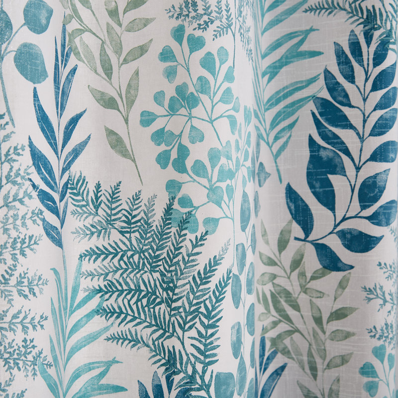 Hartwood Leaf Eyelet Curtains, Width 168 x  Drop  183cm