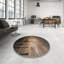 Tapis gris/zone noire à motifs-360026724