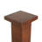 Walnut Wood Square End Table