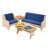 Kids Solid Wood Rectangular Interactive Table-88893590