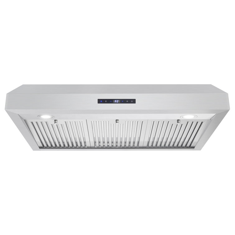 Cosmo 36 in. Haven Collection Ducted Under Cabinet Range Hood, LED Lights, Touch Controls, Permanent Filters, Stainless Steel