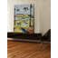 « dog on wire » par tori campisi, reproduction d’art sur toile tendue-14950027