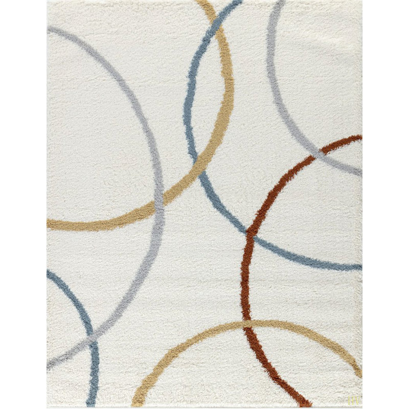 Loft Shag GC_CZY1001 5 Ft. 3 In. X 7 Ft. Shaggy Area Rug, Rectangle 5'3" x 7'