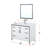 Ziva 48 in W x 22 in D Single Bath Vanity, White Top, 34 in Mirror and Chrome Faucet Set-1449054301-1395997609